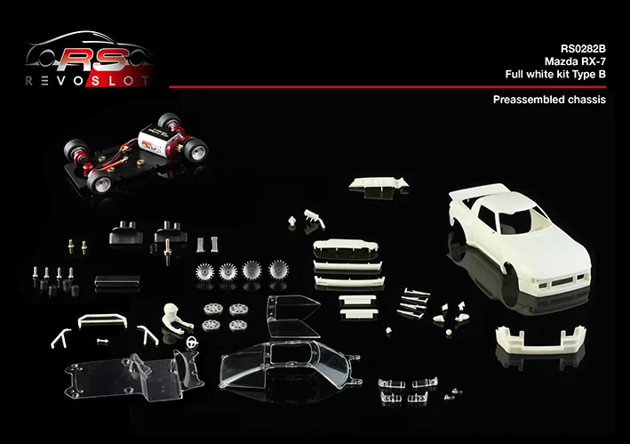 RS0282B Mazda RX-7 white kit